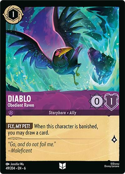 Diablo - Obedient Raven (Azurite Sea) Near Mint