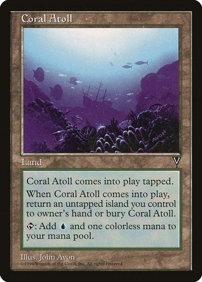 Coral Atoll (Visions) Medium Play