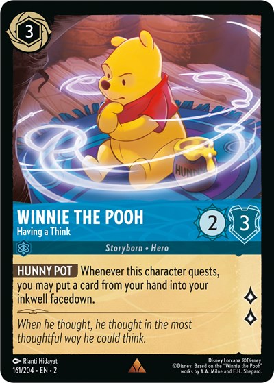 Winnie the Pooh - Having a Think (Rise of the Floodborn) Near Mint Cold Foil