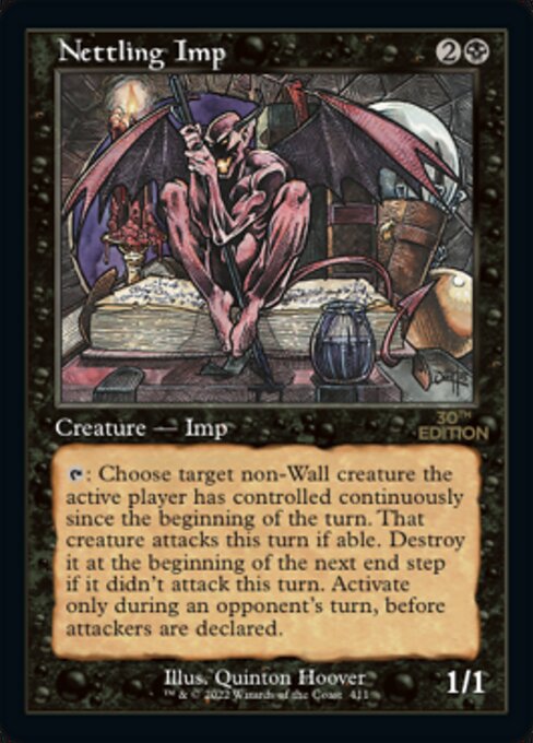 Nettling Imp (Retro Frame) (30th Anniversary Edition) Near Mint