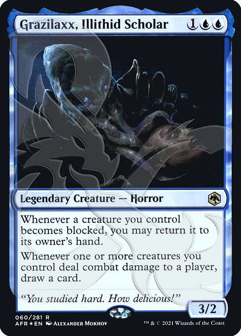 Grazilaxx, Illithid Scholar (AFR Ampersand Promos) Near Mint Foil