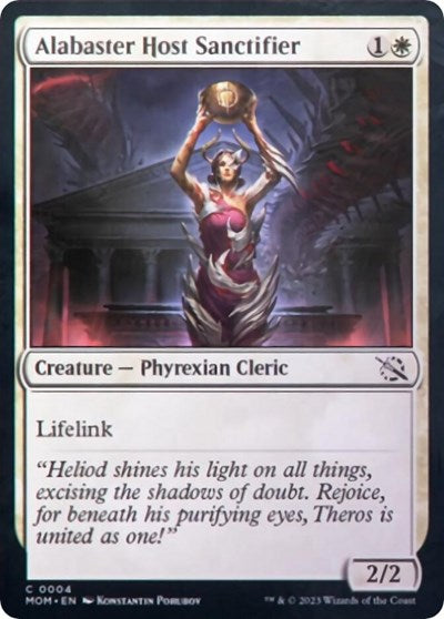 Alabaster Host Sanctifier (March of the Machine) Near Mint