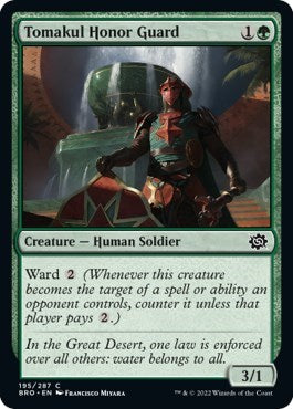 Tomakul Honor Guard (The Brothers' War) Near Mint Foil