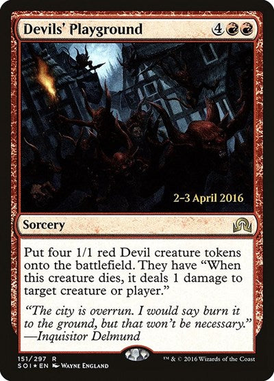 Devils' Playground (Promos: Prerelease Cards) Near Mint Foil