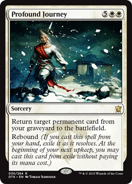 Profound Journey (Dragons of Tarkir) Light Play Foil