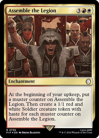 Assemble the Legion (Surge Foil) (Universes Beyond: Fallout) Light Play Foil