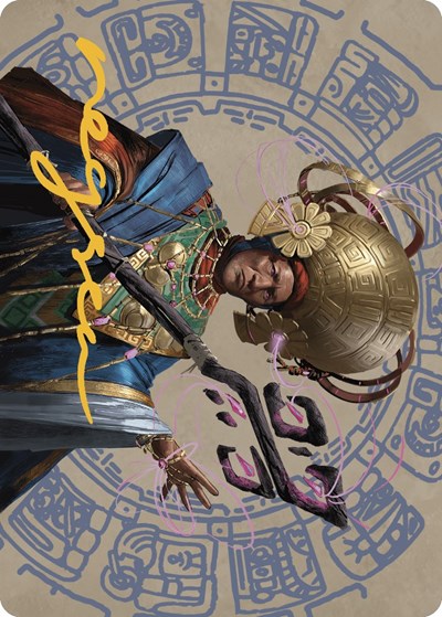 Akal Pakal, First Among Equals Art Card (46/81) (Gold-Stamped Signature) (Art Series: The Lost Caverns of Ixalan) Near Mint