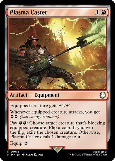 Plasma Caster (Universes Beyond: Fallout) Light Play Foil