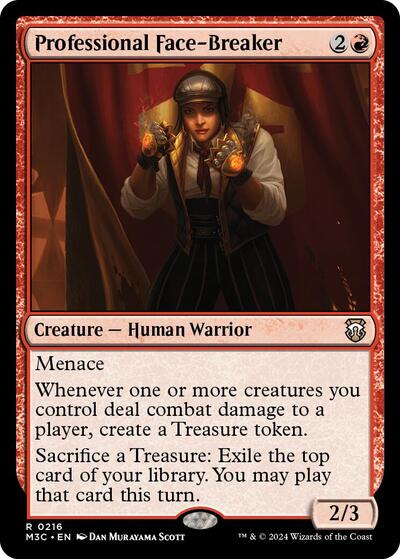 Professional Face-Breaker (Commander: Modern Horizons 3) Medium Play