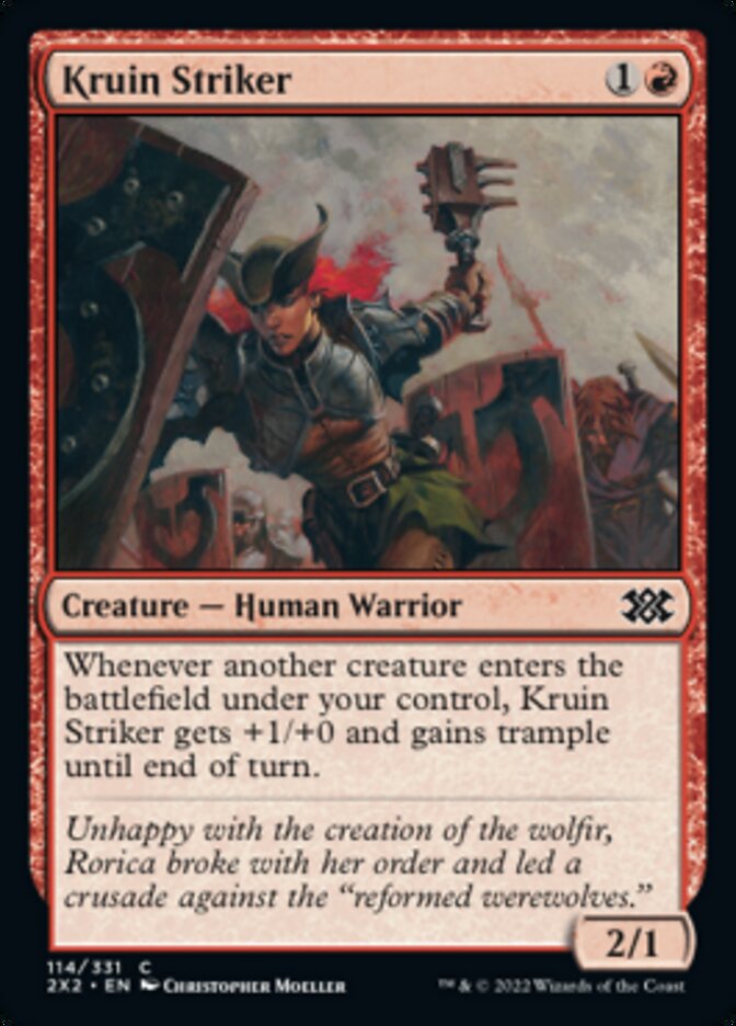 Kruin Striker (Double Masters 2022) Light Play Foil