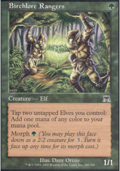 Birchlore Rangers (Onslaught) Light Play Foil