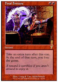 Final Fortune (7th Edition) Light Play Foil
