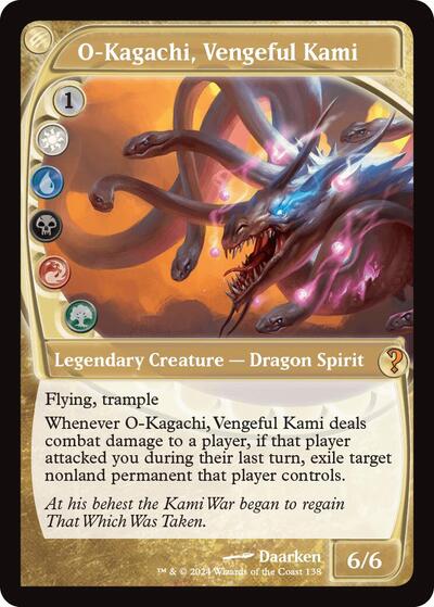 O-Kagachi, Vengeful Kami (Future Sight) (Mystery Booster 2) Light Play
