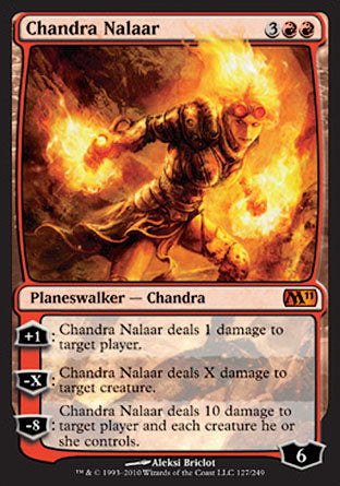 Chandra Nalaar (Magic 2011 Core Set) Medium Play