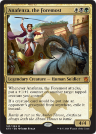 Anafenza, the Foremost (Khans of Tarkir) Medium Play Foil