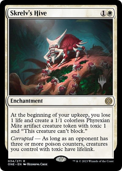 Skrelv's Hive (Promo Pack: Phyrexia: All Will Be One) Near Mint Foil