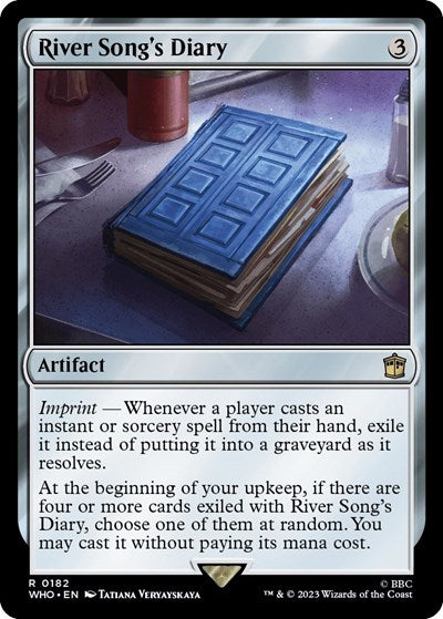 River Song's Diary (Universes Beyond: Doctor Who) Near Mint Foil