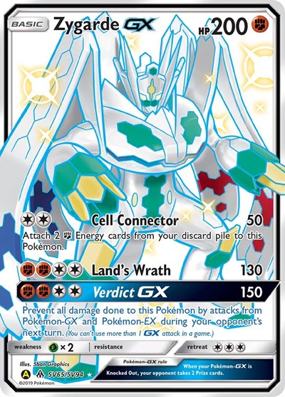 Zygarde GX (Hidden Fates: Shiny Vault) Near Mint Holofoil