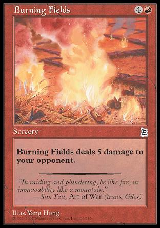 Burning Fields (Portal Three Kingdoms) Near Mint
