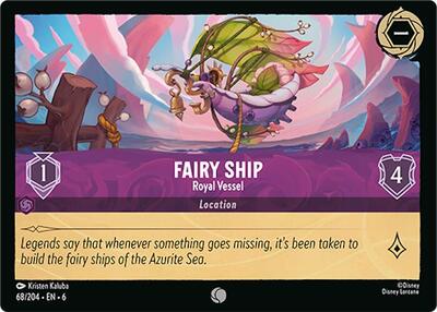 Fairy Ship - Royal Vessel (Azurite Sea) Near Mint Cold Foil