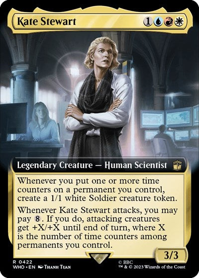 Kate Stewart (Extended Art) (Universes Beyond: Doctor Who) Light Play Foil
