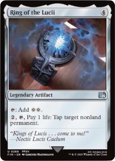 Ring of the Lucii (Universes Beyond: FINAL FANTASY) Light Play Foil
