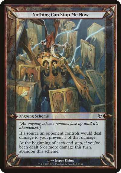 Nothing Can Stop Me Now (Archenemy) (Oversize Cards) Near Mint