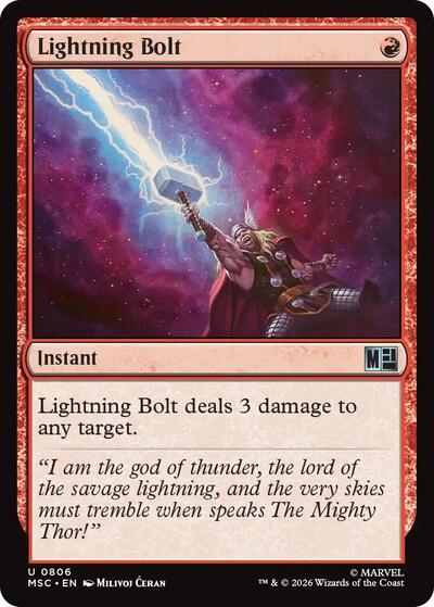 Lightning Bolt (Commander: Marvel Super Heroes) Near Mint
