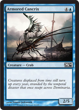 Armored Cancrix (Magic 2014 Core Set) Medium Play Foil
