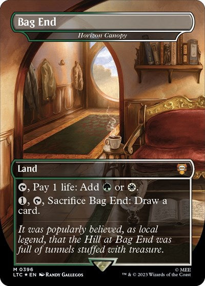 Bag End - Horizon Canopy (Surge Foil) (Commander: The Lord of the Rings: Tales of Middle-earth) Light Play Foil