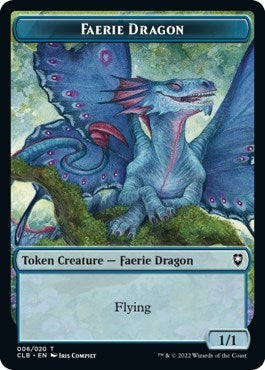 Faerie Dragon Token (Commander Legends: Battle for Baldur's Gate) Light Play
