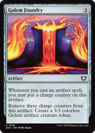 Golem Foundry (Commander: Edge of Eternities) Medium Play