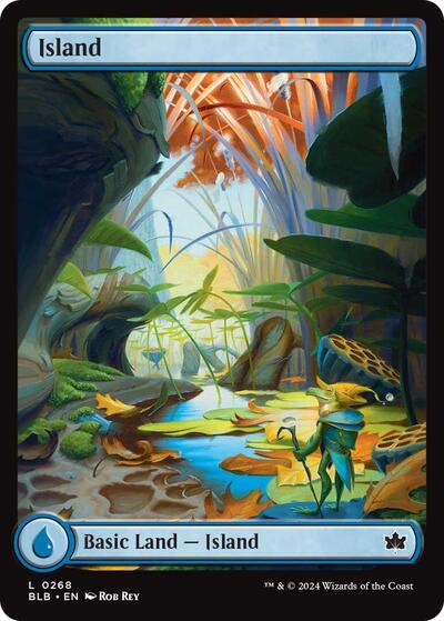 Island (0268) (Bloomburrow) Near Mint Foil