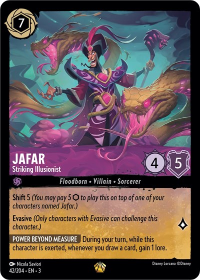 Jafar - Striking Illusionist (Into the Inklands) Near Mint