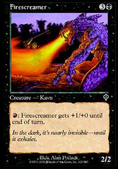 Firescreamer (Invasion) Medium Play Foil