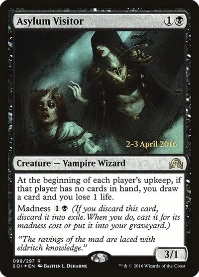 Asylum Visitor (Promos: Prerelease Cards) Light Play Foil