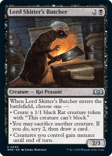 Lord Skitter's Butcher (Wilds of Eldraine) Near Mint Foil