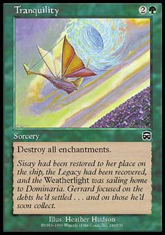 Tranquility (Mercadian Masques) Light Play Foil