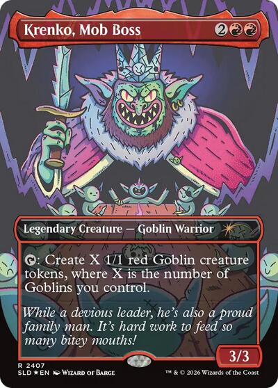 Krenko, Mob Boss (Secret Lair) Near Mint Foil