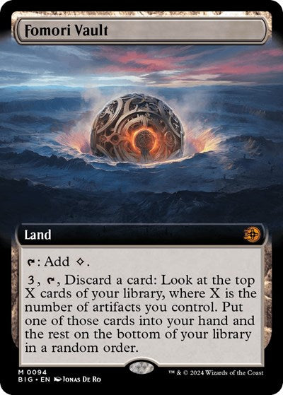 Fomori Vault (Extended Art) (Outlaws of Thunder Junction: The Big Score) Near Mint Foil
