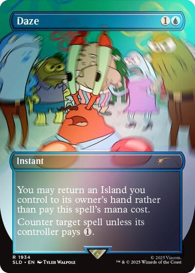 Daze (Rainbow Foil) (Secret Lair) Near Mint Foil