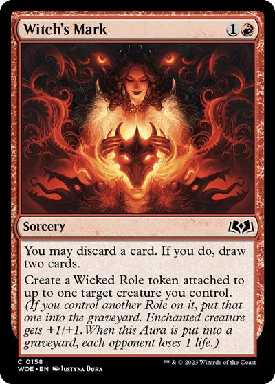 Witch's Mark (Wilds of Eldraine) Light Play