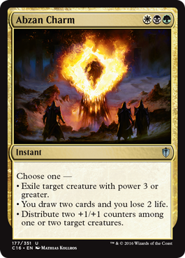 Abzan Charm (Commander 2016 Edition) Light Play