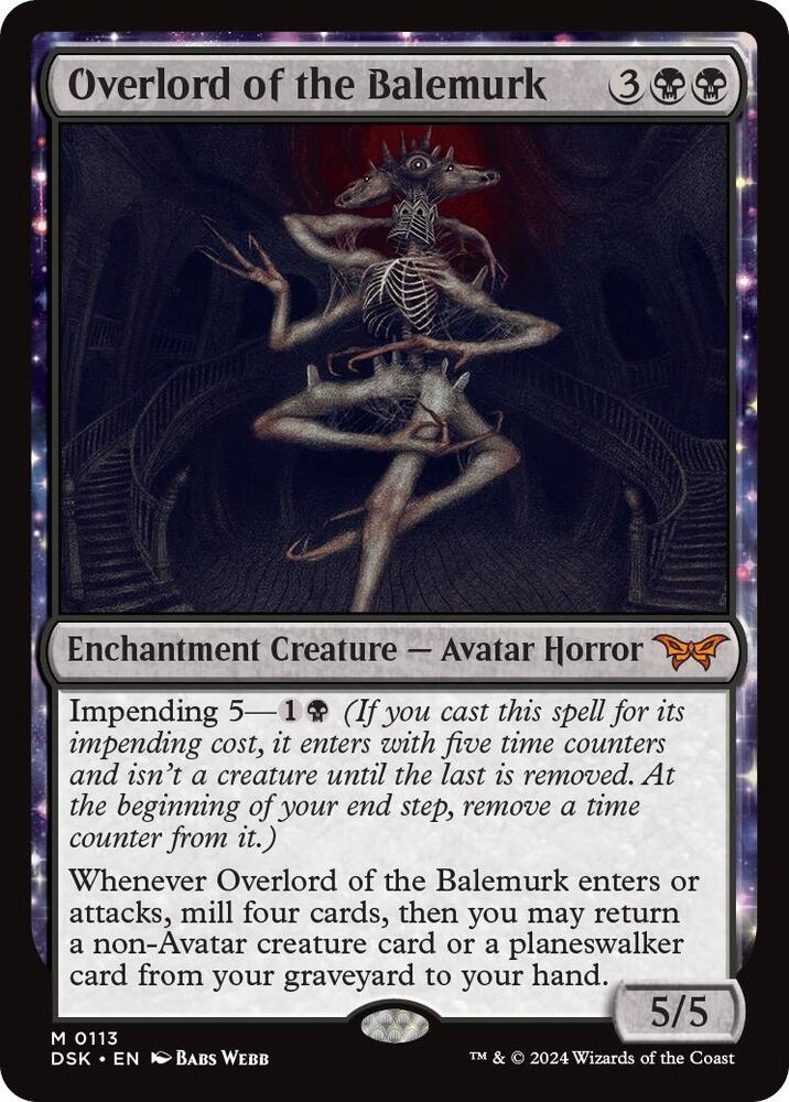 Overlord of the Balemurk (Duskmourn: House of Horror) Light Play