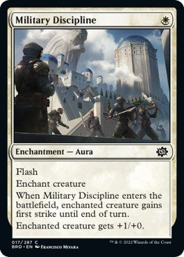 Military Discipline (The Brothers' War) Medium Play