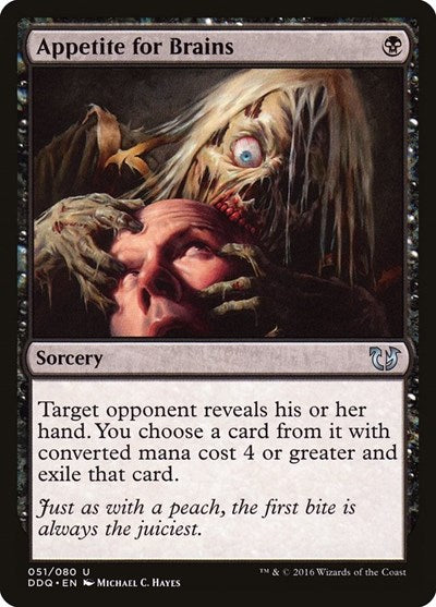 Appetite for Brains (Duel Decks: Blessed vs Cursed) Light Play