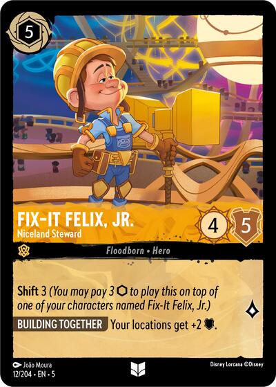 Fix-It Felix, Jr. - Niceland Steward (Shimmering Skies) Near Mint