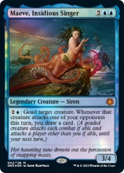 Maeve, Insidious Singer (Magic Game Night: Free-For-All) Light Play Foil