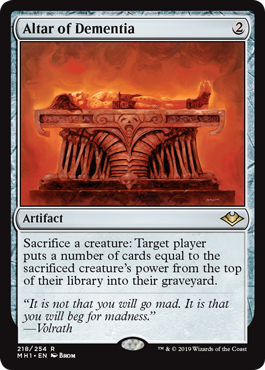Altar of Dementia (Modern Horizons) Medium Play Foil