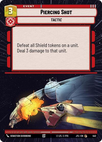 Piercing Shot (Hyperspace) (Jump to Lightspeed) Near Mint